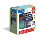 Baby Clementoni - Bloques de Actividad Suaves en Blanco y Negro Juguetes de Actividad para Bebés